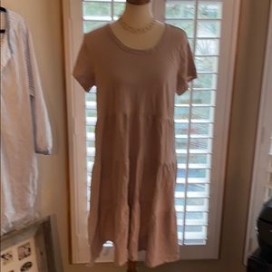 Midi length tshirt dress. Loose fit sz LG